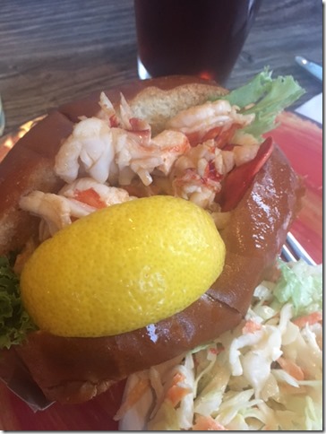buttered lobster roll
