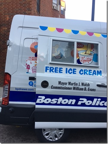 Boston Police Ice Cream Truck