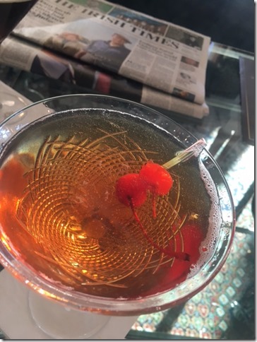 Manhattan cocktail 
