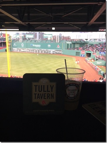 drinks at Fenway Park 