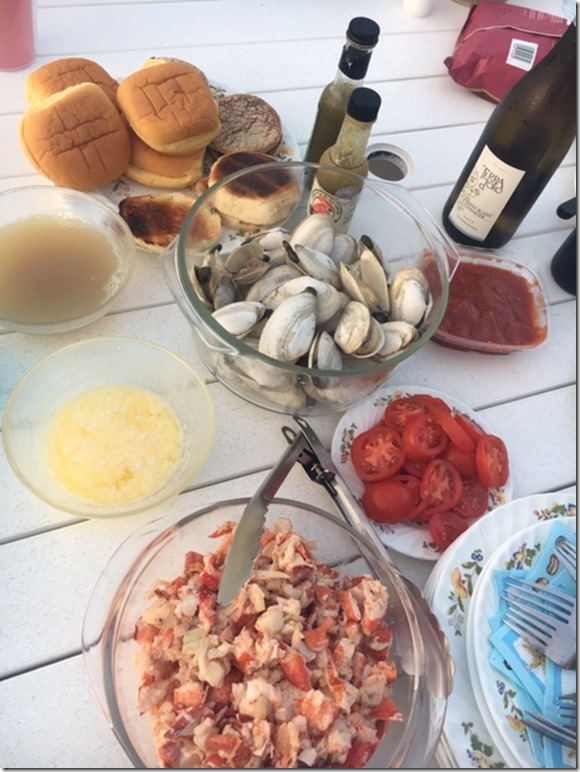seafood feast in Cape Cod